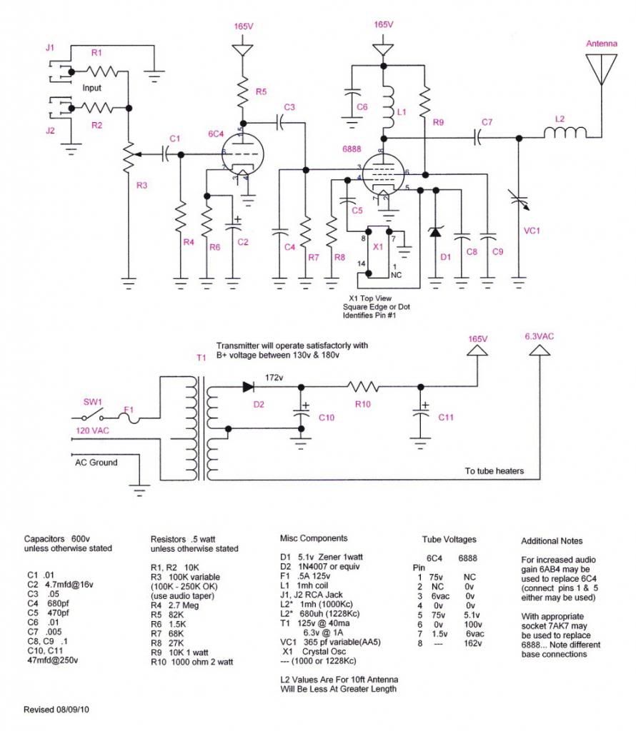 Simple volume control circuit Circuit Diagram